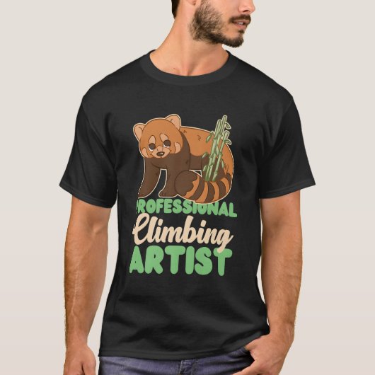 T-shirt Escalade professionnelle Red Panda (Devant)