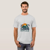 T-shirt Escalade Replak Adventure Design (Devant entier)