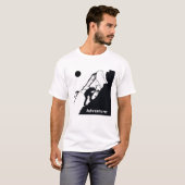 T-shirt escalade rocheuse (Devant entier)