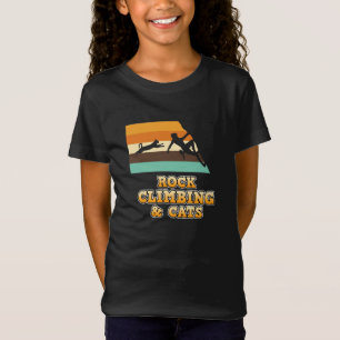 T-Shirt Escalade Rocheuse Et Chats Montagnard Grimpeur Lir