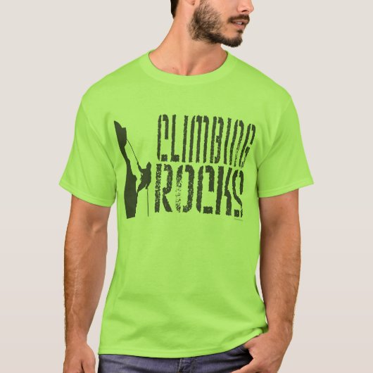 T-shirt Escalade rock (Devant)