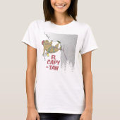 T-shirt Escalade rock Capybara EP CAPITAIN (Devant)