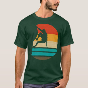T-shirt Escalade rock Climber Retro 1
