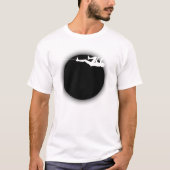 T-shirt Escalade rock et Lune noire (Devant)
