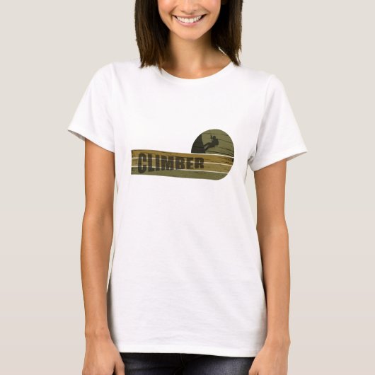 T-shirt Escalade rock grimpeur vintage (Devant)