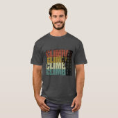T-shirt Escalade rock grimpeur vintage (Devant entier)