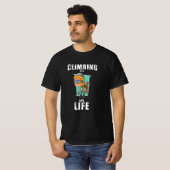 T-shirt Escalade Rock Mountains Climber Climber Idée cadea (Devant entier)