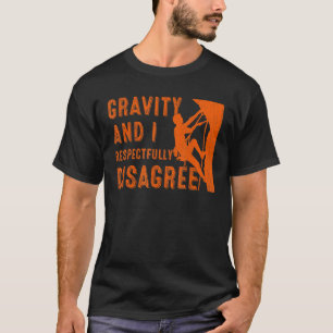 T-shirt Escalade Rock Pour Hommes Femmes Athlètes Bouldere