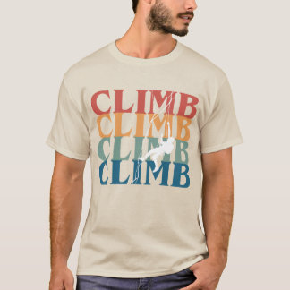 T-shirt Escalade Rock T Chemise, Bouldering Tee,
