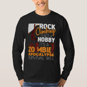 T-shirt Escalade rock Zombie Apocalypse Survival Roc