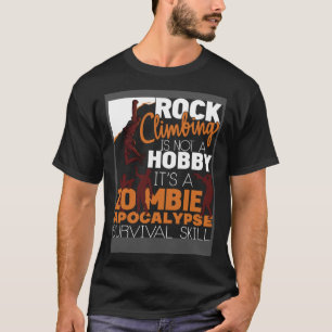 T-shirt Escalade rock Zombie Apocalypse Survival Roc