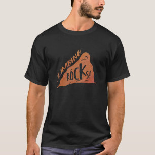 T-shirt Escalade Rocks Escalade Bouldering Rock Climber Mo