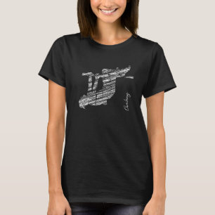 T-shirt Escalade silhouette roche alpinisme 5
