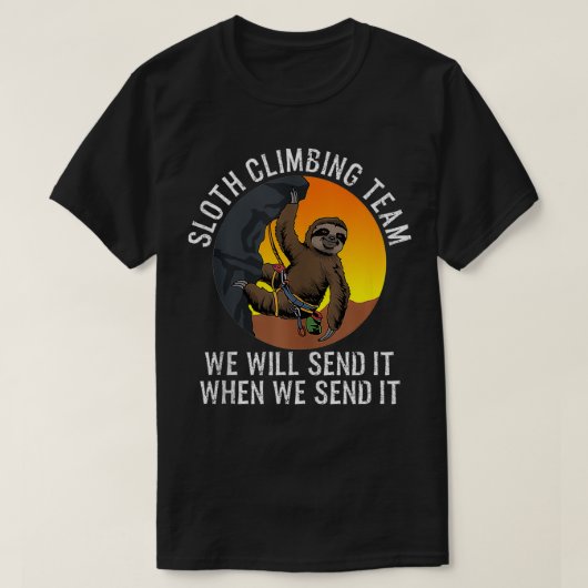 T-shirt Escalade Sloth (Design devant)