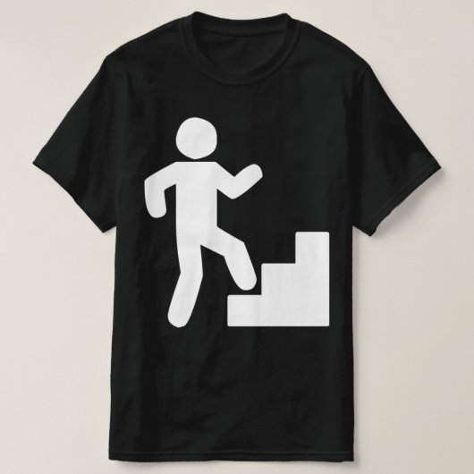 T-shirt Escalade Stairs Tribute Workout (Design devant)