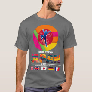 T-shirt Escalade Tokyo Japon 2021 nouvelle Escalade sporti