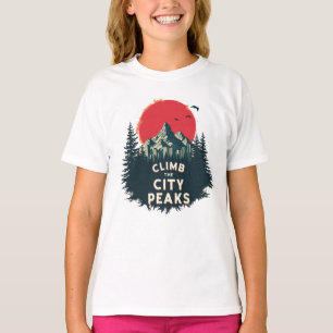 T-shirt Escaladez Les Pics De La Ville - Aventures D'Alpin