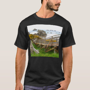 T-shirt Escalier À Bandon Beach...Bandon Oregon