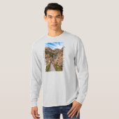 T-shirt Escalier de Sept Chutes - Regard long pour hommes (Devant entier)