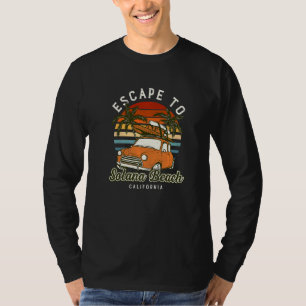 T-shirt Escapade À Solana Beach Ocean California Beach Bum