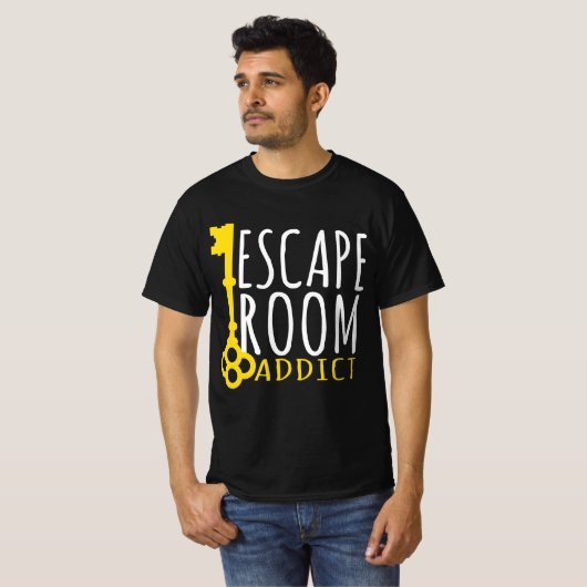 T-shirt Escape Room Addict Puzzle Solver Adventure (Devant entier)