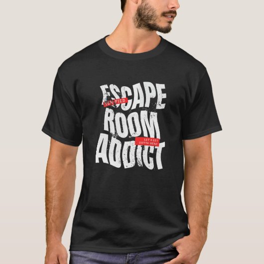 T-shirt Escape Room Addict Urban Style (Devant)