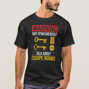 T-shirt Escape Room Jeu Sortir Puzzle Boxes Conseil Horreu
