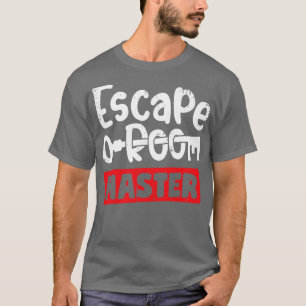 T-shirt Escape Room Master Game Player Cadeau