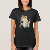 T-shirt Escaping Cat (Devant)