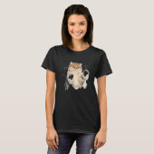T-shirt Escaping Cat (Devant entier)