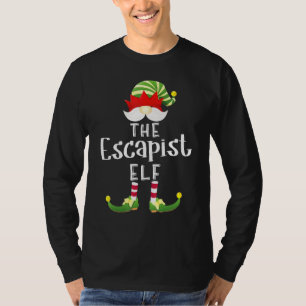 T-shirt Escapist Elf Group Christmas Pajama Party