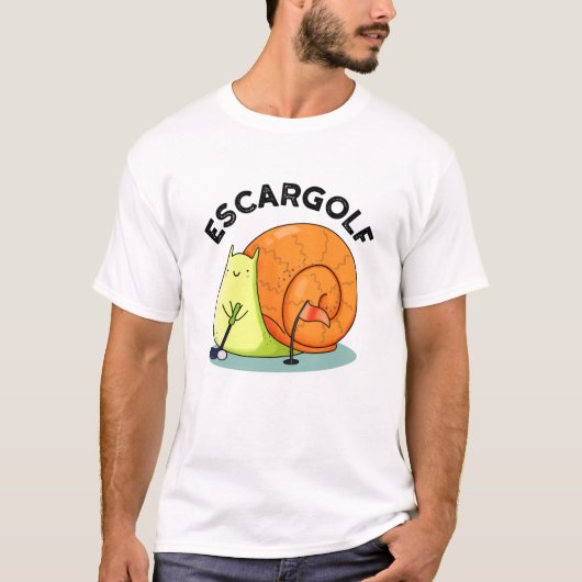T-shirt Escar-golf Funny Escargot Snail Pun (Devant)