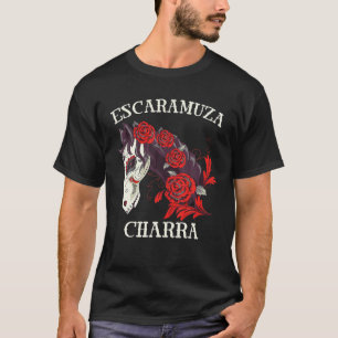 T-shirt Escaramuza Charra Cheval Femmes Sugar Mexicaine Cr