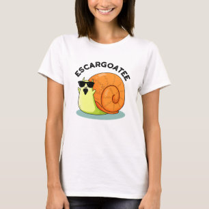 T-shirt Escargoatee Drôle Escargot Pun escargot