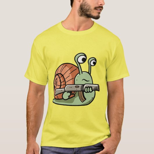 T-shirt Escargot armé (Devant)