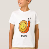 T-shirt Escargot Cool personnalisé (Devant)