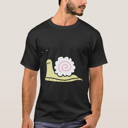 T-shirt escargot de galette de poisson (Devant)