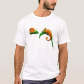 T-shirt Escargot et caméléon (Devant)