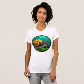 T-shirt Escargot mignon (Devant entier)