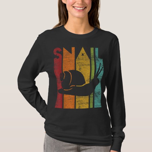T-shirt Escargot rétro (Devant)