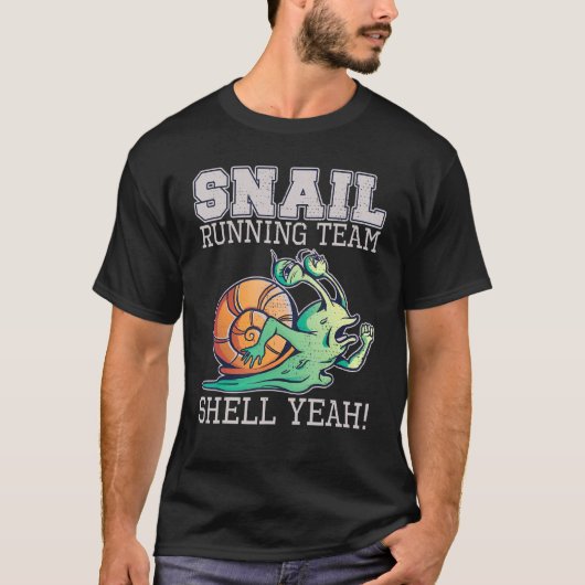 T-shirt Escargot Team Shell Ouais Slow Snail (Devant)
