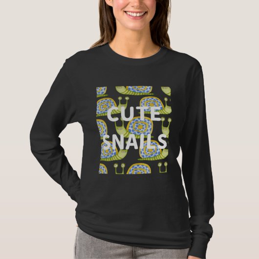 T-shirt Escargots mignons n°1 (Devant)