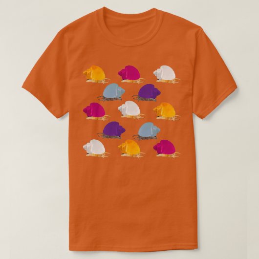 T-shirt Escargots Mystères colorés (Design devant)