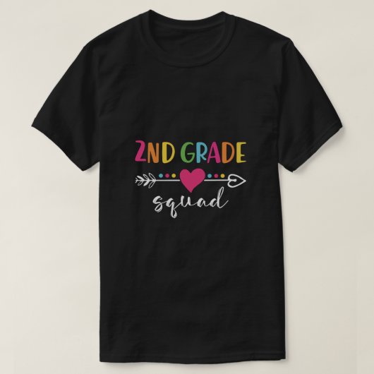 T-shirt escouade de 2e année (Design devant)
