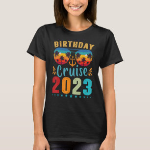 T-shirt Escouade de croisières d'anniversaire Escouade de