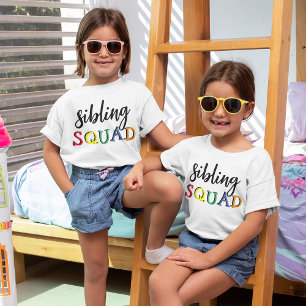 T-shirt Escouade de frères et sœurs