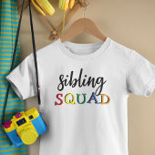 T-shirt Escouade de frères et sœurs