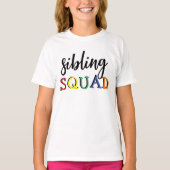 T-shirt Escouade de frères et sœurs (Devant)
