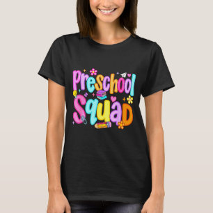 T-shirt Escouade de maternelle chic de retour à l'école ma