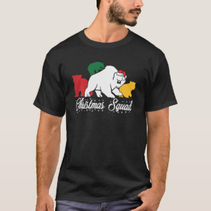 T-shirt Escouade de Noël Cute Polar Bear Famille X Mas Hol